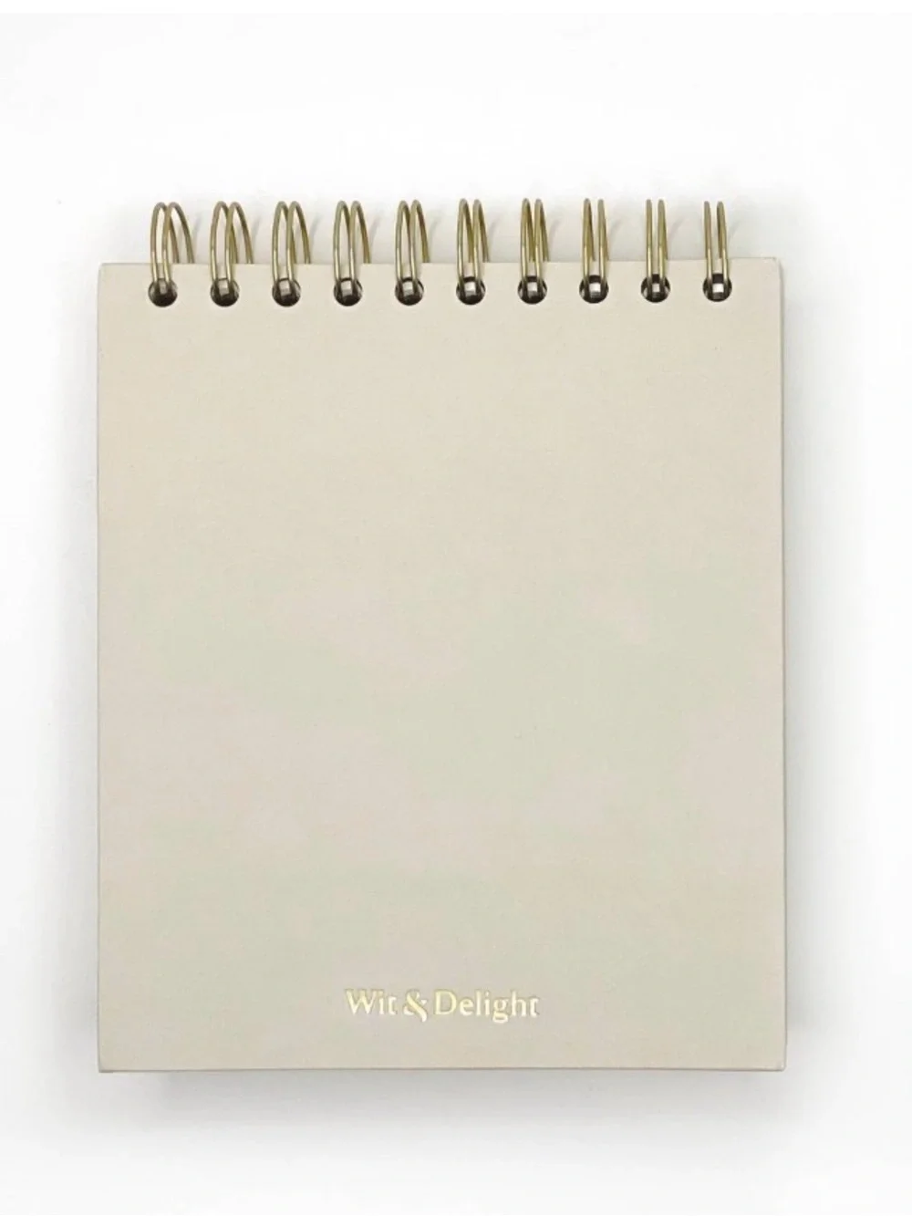 Desktop Ruled 1 Subject Spiral Notepad Write It Down Cream - Wit & Delight: Hard